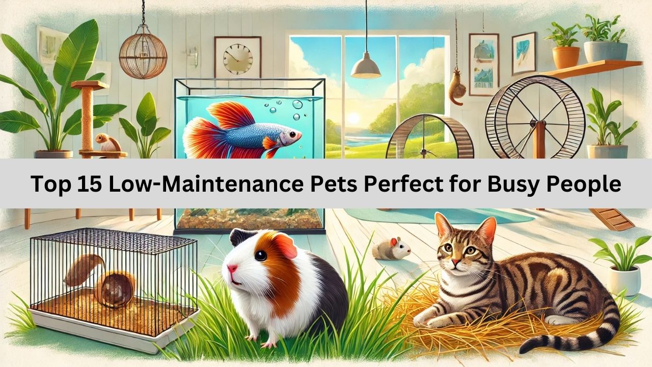 Top 15 Low-Maintenance Pets Perfect for Busy People