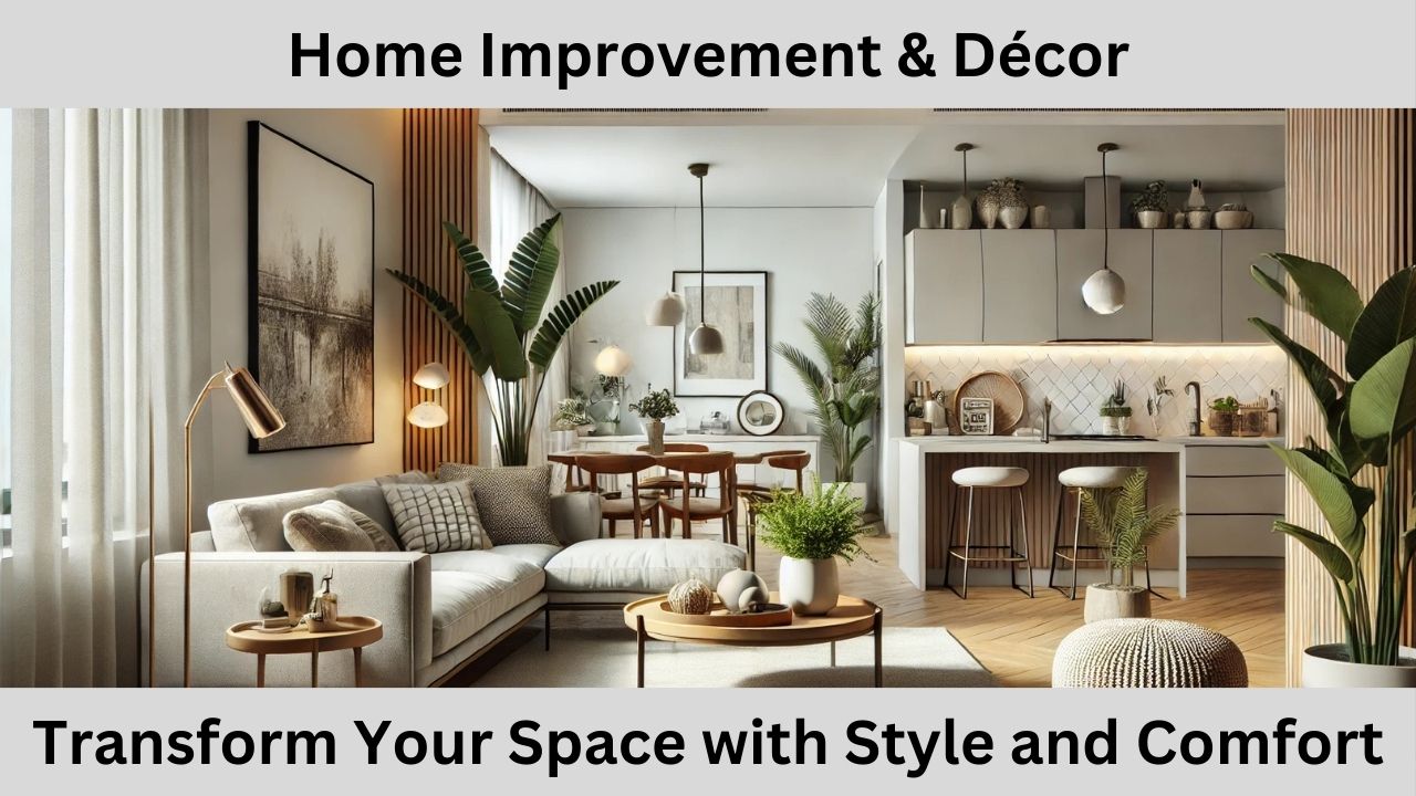 Home Improvement & Décor: Transform Your Space with Style and Comfort