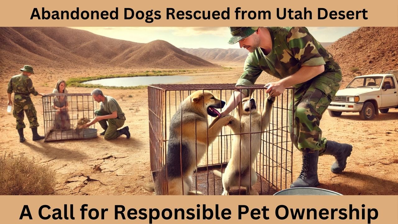 Abandoned Dogs Rescued from Utah Desert