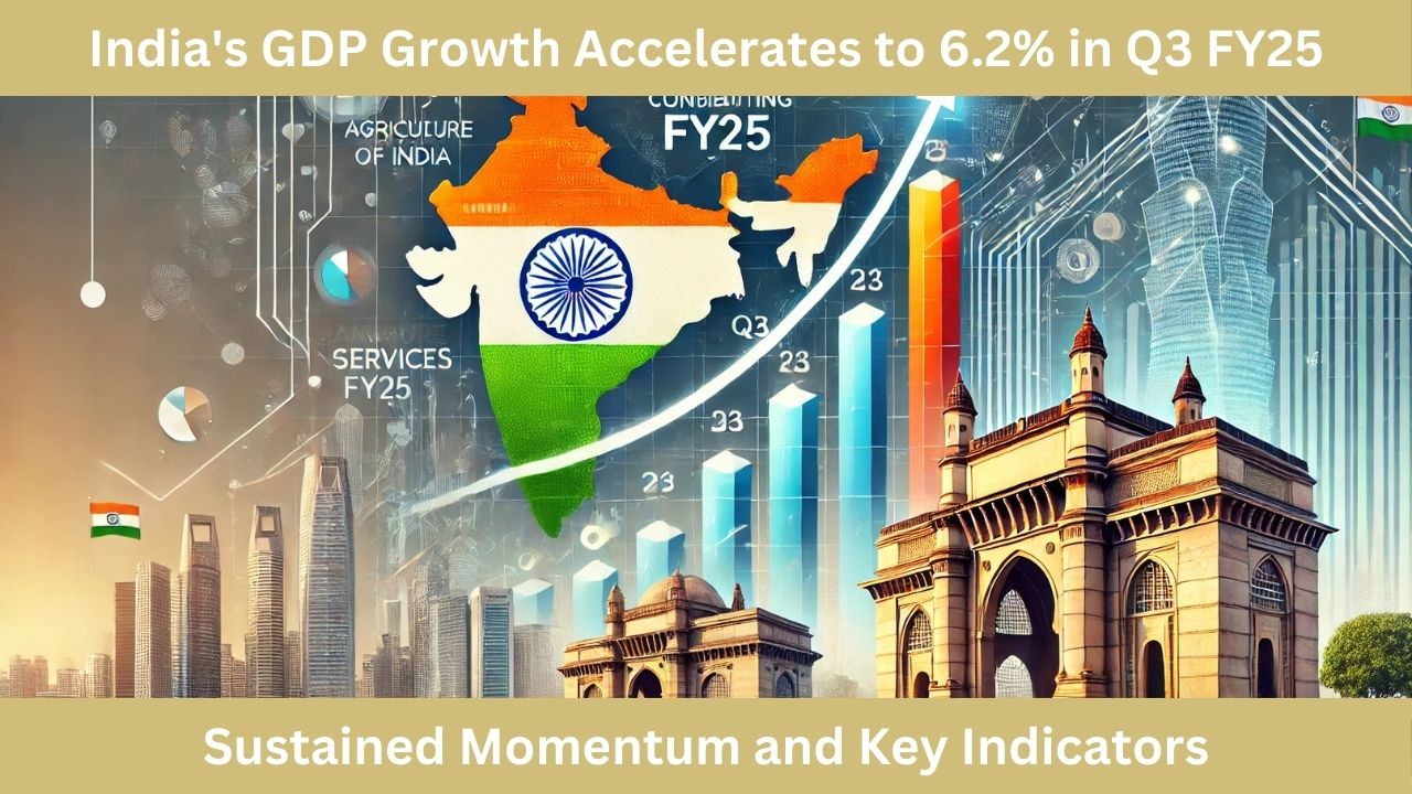 India's GDP Growth Accelerates to 6.2% in Q3 FY25