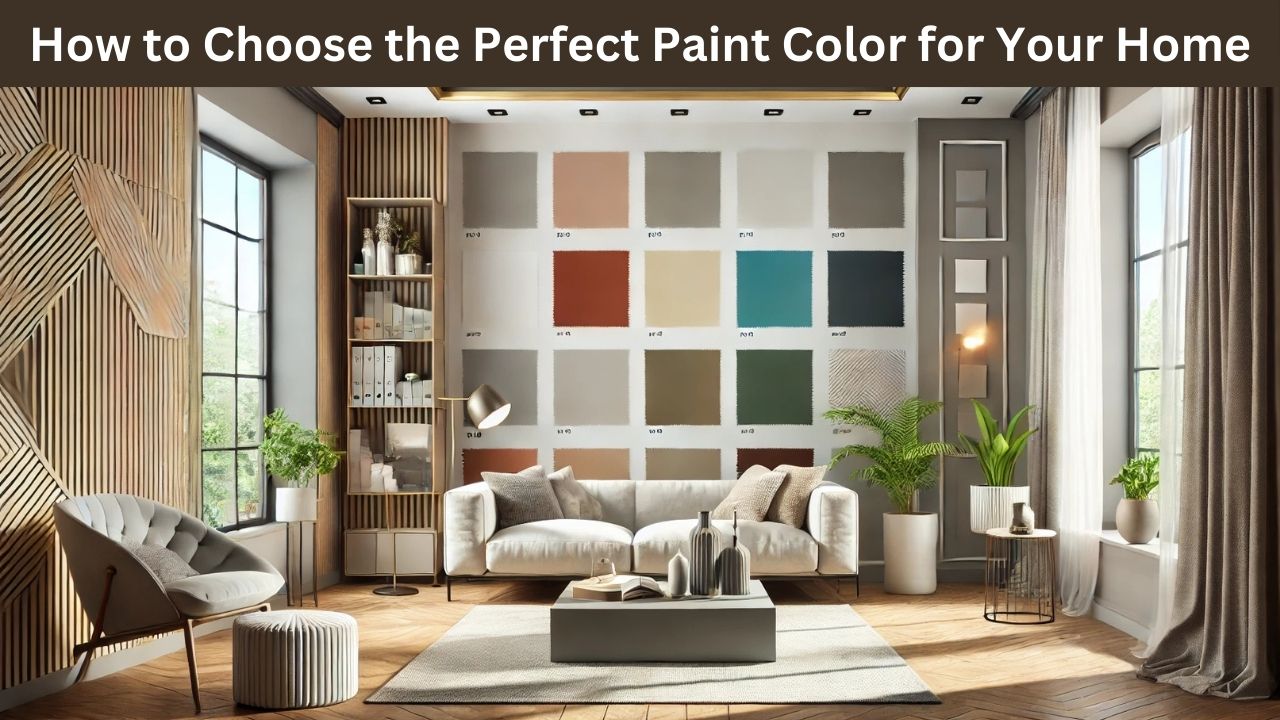 How to Choose the Perfect Paint Color for Your Home